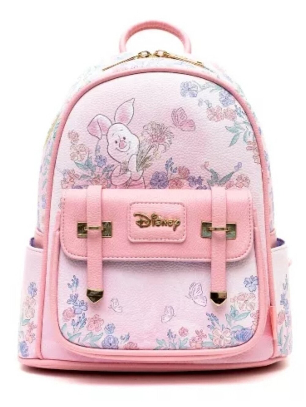 Nwt! Winnie the Pooh Piglet WondaPop 11" Vegan Leather Mini Backpack